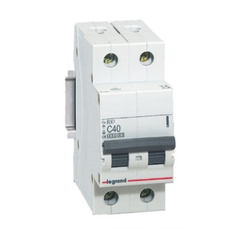 Disjunctor 419701 RX3 bipolar 40A C 4.5KA 2M - 419701 - 3245064197014 Disjunctor 419701 RX3 bipolar 40A C 4.5KA 2M - 419701 - 3245064197014