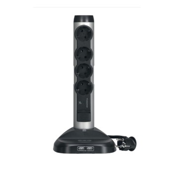 694630 Bloc multipriza 4 prize, 2xUSB 2P+T cu intrerupator, fixabil - 694630 - 3414970832887 694630 Bloc multipriza 4 prize, 2xUSB 2P+T cu intrerupator, fixabil - 694630 - 3414970832887