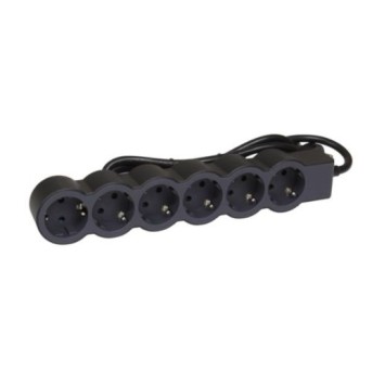 Prelungitor mobil 694566 Standard cu 3m cablu cu 6 prize 2P+T Negru - 694566 - 3414971945548 Prelungitor mobil 694566 Standard cu 3m cablu cu 6 prize 2P+T Negru - 694566 - 3414971945548