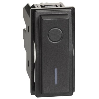 KG4002 Living Now Intrerupator iluminabil 2P 1 modul Negru - BT-KG4002 - 8005543611869