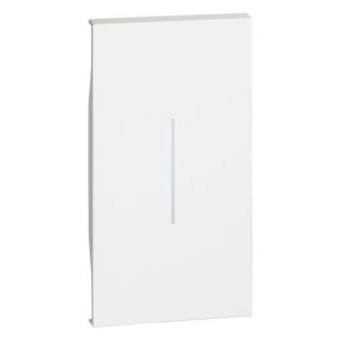 Capac iluminabil KW01M2 Living Now pentru intrerupator 2 module Alb - KW01M2 - 8005543613375