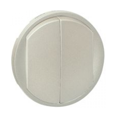 068302 Celiane Placa intrerupator dublu, Titan - 068302 - 3245060683023