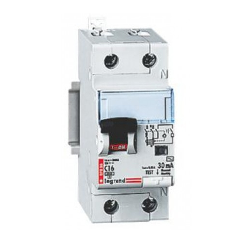 Disjunctor diferential 411002 RCBO 1P+N 16A C 10KA 30mA 2 module - LG-411002 - 3245064110020