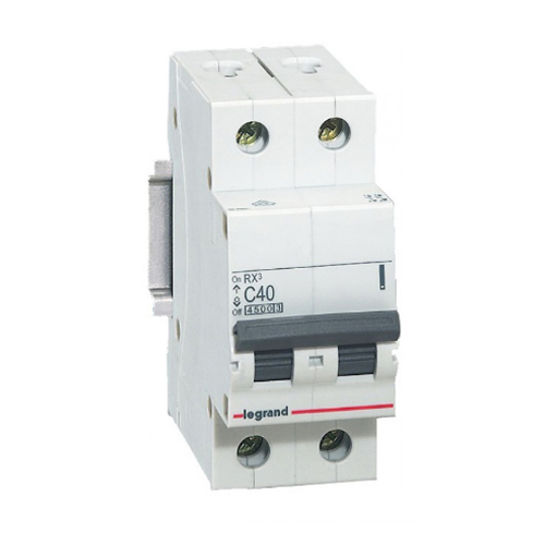 Disjunctor 419701 RX3 bipolar 40A C 4.5KA 2M - 419701 - 3245064197014