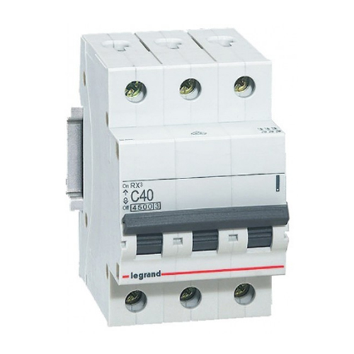 Disjunctor tripolar 419712 RX3 40A C 4.5KA 3M - LG-419712 - 3414970369109