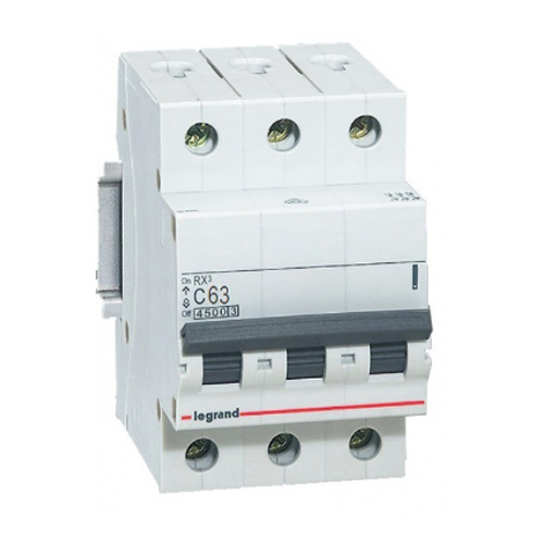 Disjunctor 419714 RX3 tripolar 63A C 4.5KA 3M - LG-419714 - 3414970369147