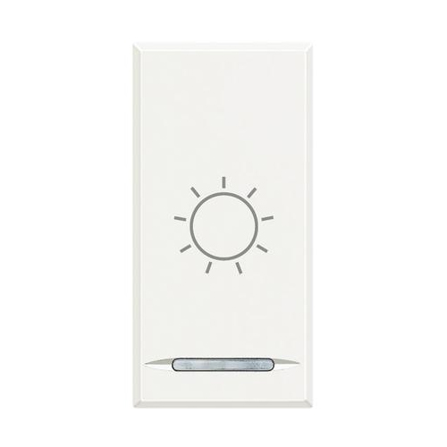 Axolute Buton 1 functie cu iluminare, 1m, Alb - HD4915BA - 8012199982397