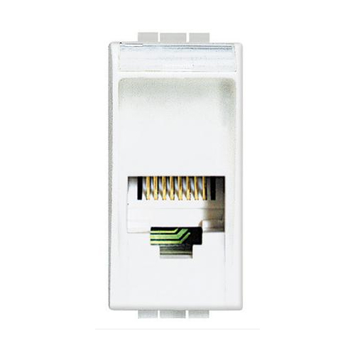 Priza RJ11 N4258/11N Living Light 1 modul Alb - N4258/11N - 8012199294896