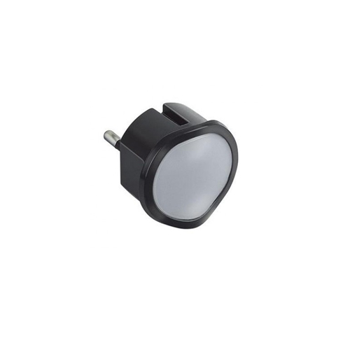 050677 Lampa de veghe, pentru priza, cu senzor si variator, 2P 10A Negru - 050677 - 3414970010636