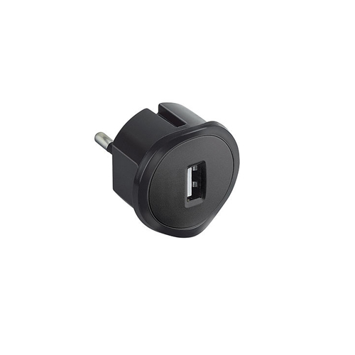 050681 Incarcator USB, pentru priza, 5V 1.5A, Negru - 050681 - 3414970010582