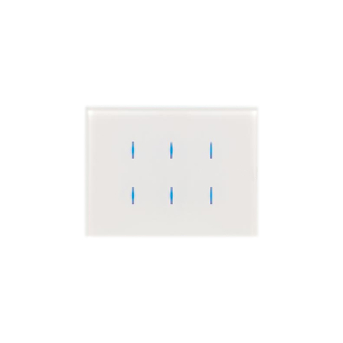 Axolute KNX 6 canale glass control, Alb - HC4657M3KNX - 8005543535424