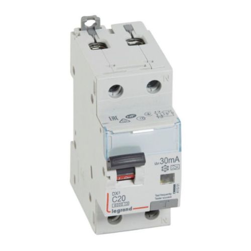 DJC 411051 Disjunctor diferential RCBO 1P+N 20A C 10KA 30mA 2M - 411051 - 3245064110518