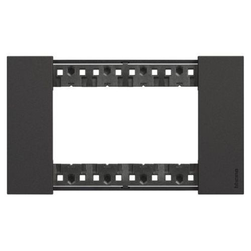 Rama KA4804KG Living Now 4 module Negru - KA4804KG - 8005543614327
