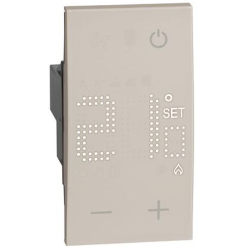 KM4441 Living Now Termostat electronic 2 module Nisip - BT-KM4441 - 8005543618806