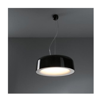 Corp suspendat Modular Souffle 1x26W LED 3000K 2005lm, negru lucios - 11810551 Corp suspendat Modular Souffle 1x26W LED 3000K 2005lm, negru lucios - 11810551