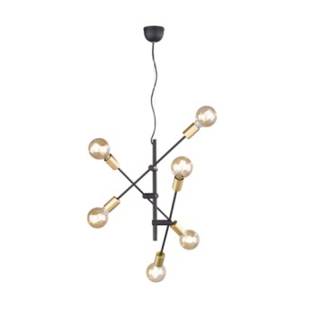 306700632 Corp suspendat Cross 6xMax.28W E27 Negru mat - 306700632 - 4017807364392 306700632 Corp suspendat Cross 6xMax.28W E27 Negru mat - 306700632 - 4017807364392