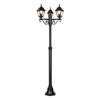405760332 Lampa de gradina Livenza 3xMax.60W E27 Negru mat 200cm - 405760332 - 4017807543452