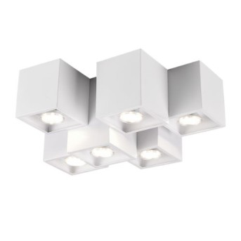 Plafoniera 604900631 Fernando 6 becuri Max.35W cu dulie GU10 alb mat - 604900631 - 4017807454345 Plafoniera 604900631 Fernando 6 becuri Max.35W cu dulie GU10 alb mat - 604900631 - 4017807454345