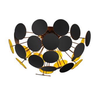 Plafoniera Discalgo 3 becuri Max.40W cu dulie E14 negru mat - 609900332 - 4017807330984 Plafoniera Discalgo 3 becuri Max.40W cu dulie E14 negru mat - 609900332 - 4017807330984