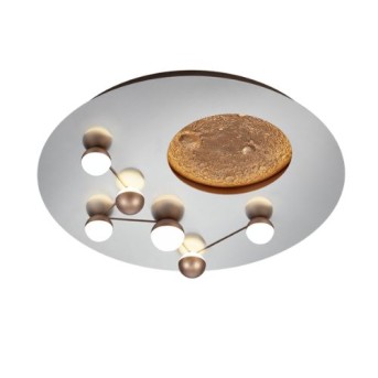 644810107 Plafoniera Zodiac 42W LED 5100lm 2300-4000K Aluminiu periat - 644810107 - 4017807580952