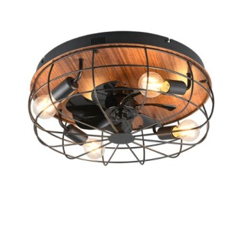 R61105032 Plafoniera Trondheim Ventilator 4xMax.10W E27 Negru mat - R61105032 - 4017807529586 R61105032 Plafoniera Trondheim Ventilator 4xMax.10W E27 Negru mat - R61105032 - 4017807529586