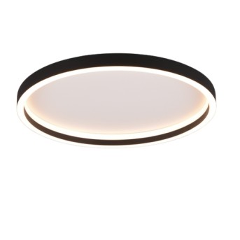R64502132 Plafoniera Rotonda 20W LED 2600lm 3000K Negru mat - R64502132 - 4017807577600