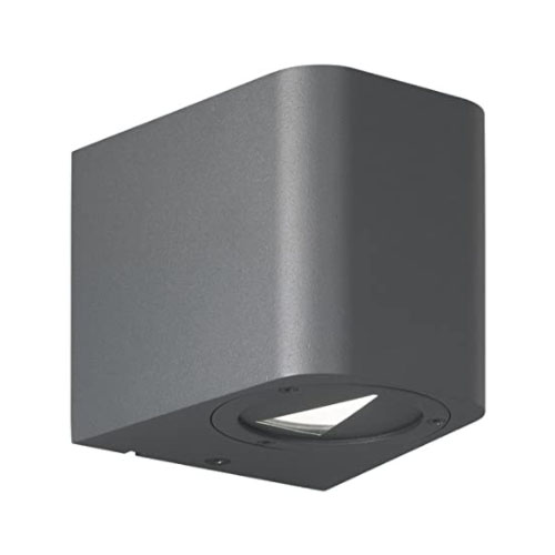 R28200642 Aplica Bogota Sus/Jos 2x3W LED 520lm 3000K Antracit - R28200642 - 4017807296952