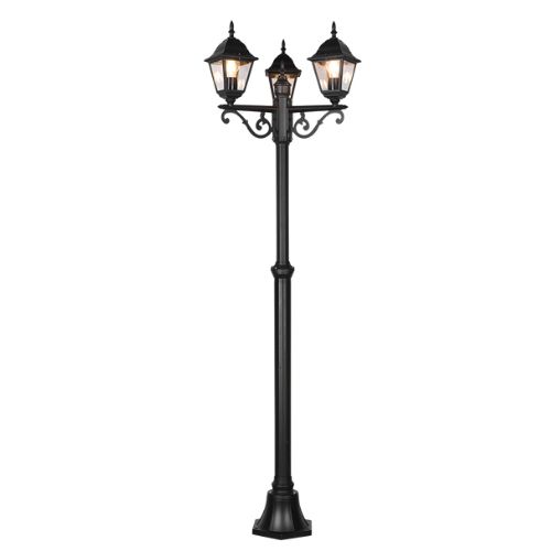 405760332 Lampa de gradina Livenza 3xMax.60W E27 Negru mat 200cm - 405760332 - 4017807543452