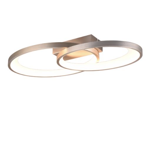 R64482107 Plafoniera Malaga 25W LED 2900lm 3000K Nichel mat - R64482107 - 4017807576948