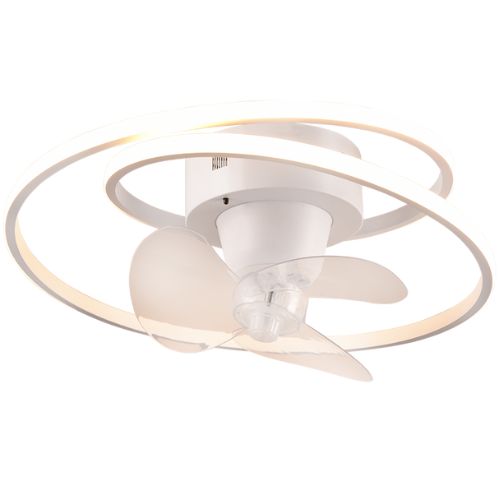 R67252131 Plafoniera Umea Ventilator 38W LED 4400lm 2700-6500K Alb mat - R67252131 - 4017807571288