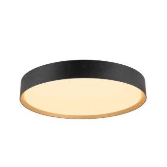 1008584 Plafoniera Decona 23W LED 2170lm 2700-3000K Negru-Auriu IP44 - 1008584 - 4024163298155