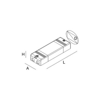 101301.99 Driver LED 45W 24V IP20 - 101301.99