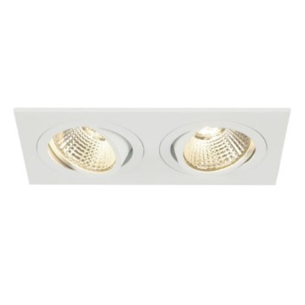 DWL 113921 New Tria 2DL patrat 14W LED 1250lm 3000K 38DGR Alb - 113921 - 4024163141949 DWL 113921 New Tria 2DL patrat 14W LED 1250lm 3000K 38DGR Alb - 113921 - 4024163141949