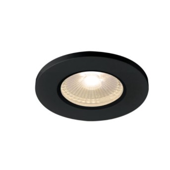 Spot LED, cu montaj incastrat, 6.5W, 400lm, 3000K, IP65, dimabil, 38 grade, negru - 1001015 - 4024163194624