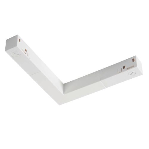 1006572 Conector electric  L pentru sina 48V DALI Alb - 1006572 - 4024163271745