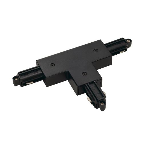 143070 Conector T stanga pentru sina 1 circuit Negru - 143070 - 4024163142632