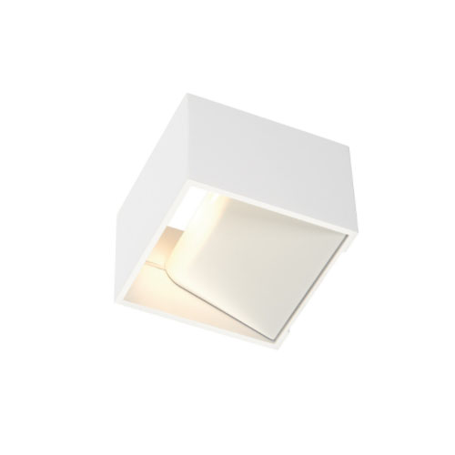 151321 Aplica Logs In Sus/Jos 6W LED 470lm 3000K Alb - 151321 - 4024163136457