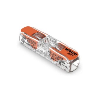 Conector Wago transparent 1x0.02-2.5/4mm maxim 32A - 221-2411 - 4066966102666 Conector Wago transparent 1x0.02-2.5/4mm maxim 32A - 221-2411 - 4066966102666