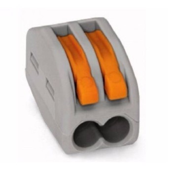 222-412 Conector Wago 2x0.08-2.5mm litat maxim 32A - 222-412 222-412 Conector Wago 2x0.08-2.5mm litat maxim 32A - 222-412