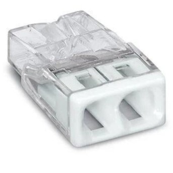 Conector Wago transparent 2x0.5-2.5mm fir plin maxim 24A - 2273-202 Conector Wago transparent 2x0.5-2.5mm fir plin maxim 24A - 2273-202
