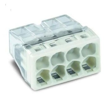 Conector Wago transparent 8x0.5-2.5mm fir plin maxim 24A - 2273-208 Conector Wago transparent 8x0.5-2.5mm fir plin maxim 24A - 2273-208