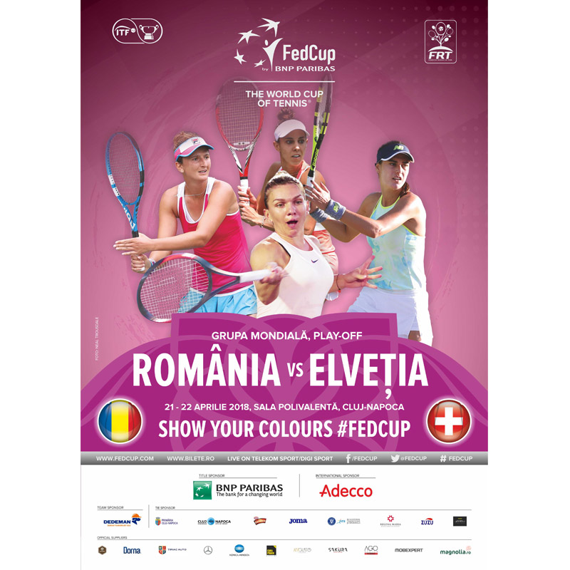 Power Electric sustine tenicul Romanesc - FedCup 2018 Cluj-Napoca