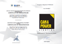 Certificat de inregistrare Marca Europeana 