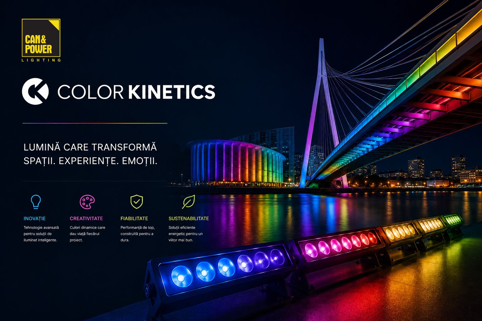 Color Kinetics – Iluminat LED Profesional pentru Proiecte de Anvergură ...
